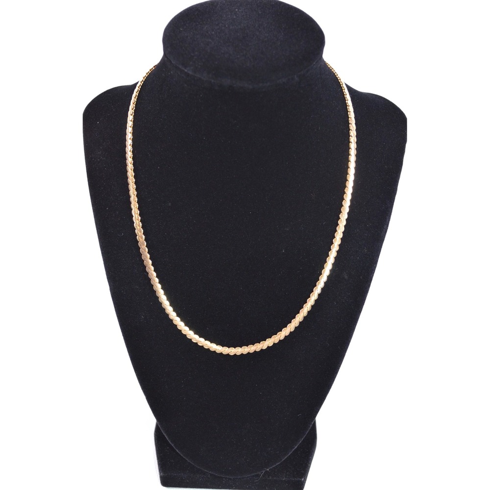 Vintage Gold Tone‎ Chain Necklace 18"